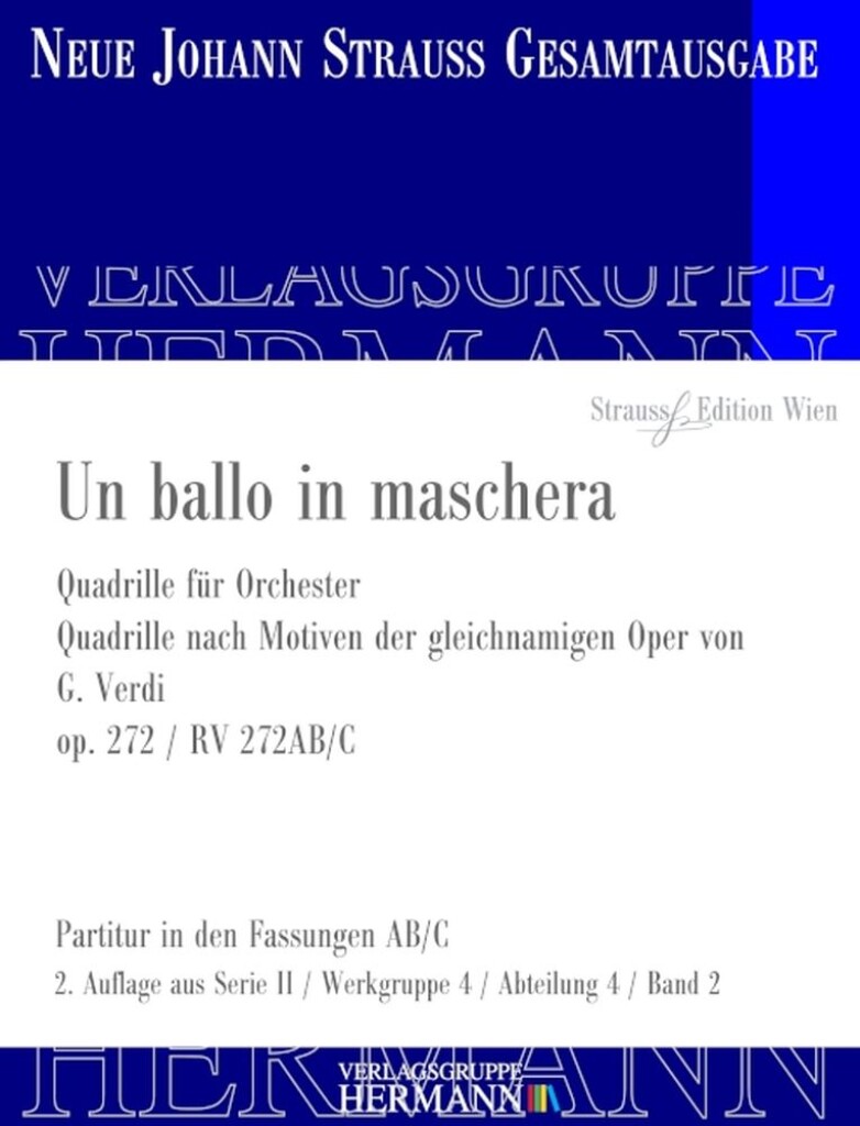 Un ballo in maschera Op. 272 RV 272AB/C